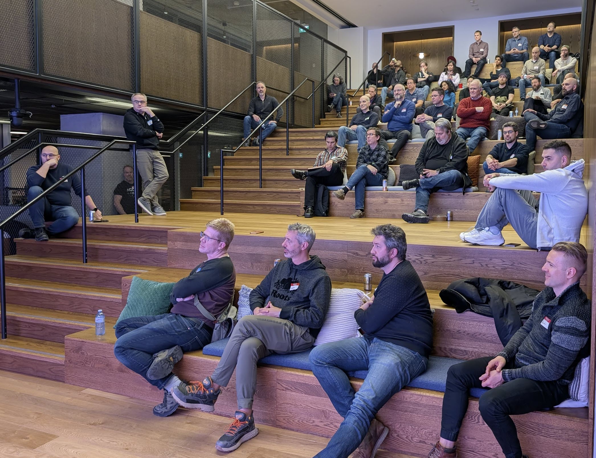 TrueNorthCTO members seated in a venue for a leadership gathering